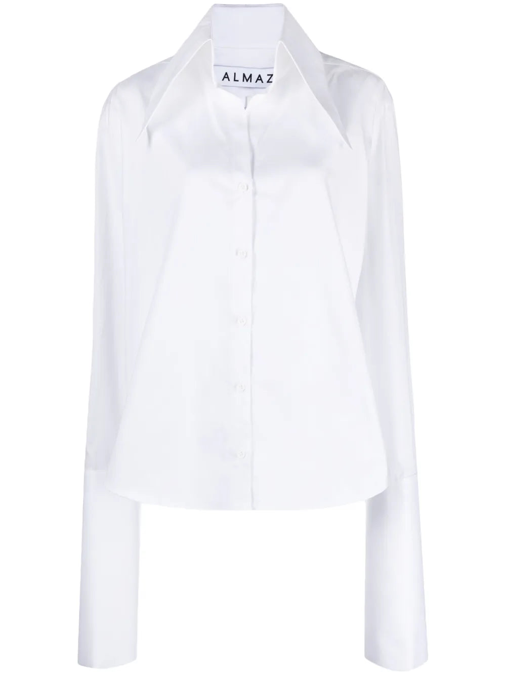 Split-Detail Poplin-Cotton Shirt