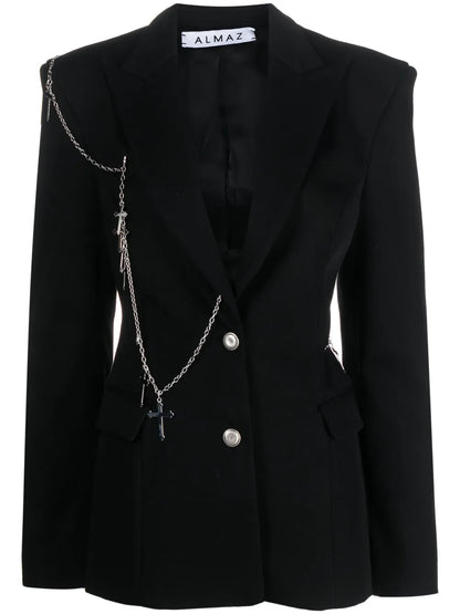 Fit Up Single-Breasted Blazer