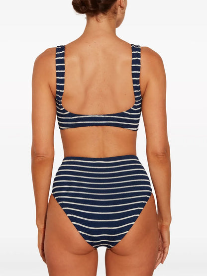 Nadine Striped Seersucker Bikini