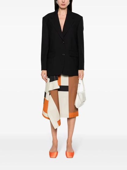 Single-Breasted Virgin Wool Blazer