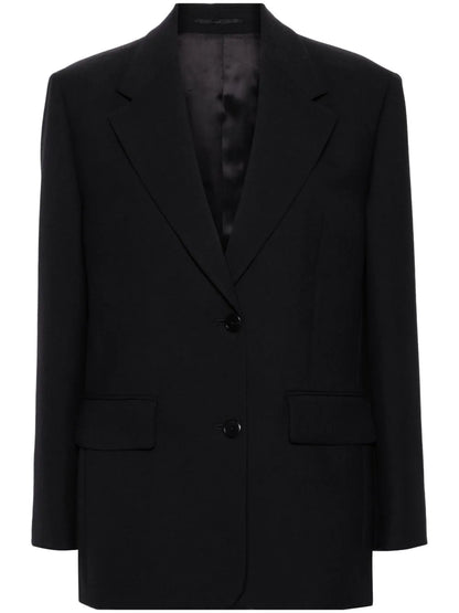 Single-Breasted Virgin Wool Blazer