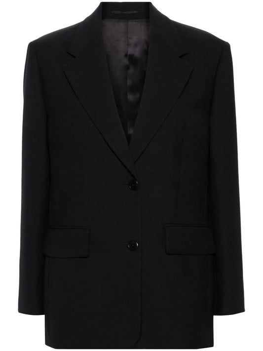 Single-Breasted Virgin Wool Blazer