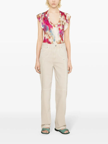 Valeria High-Rise Straight-Leg Jeans