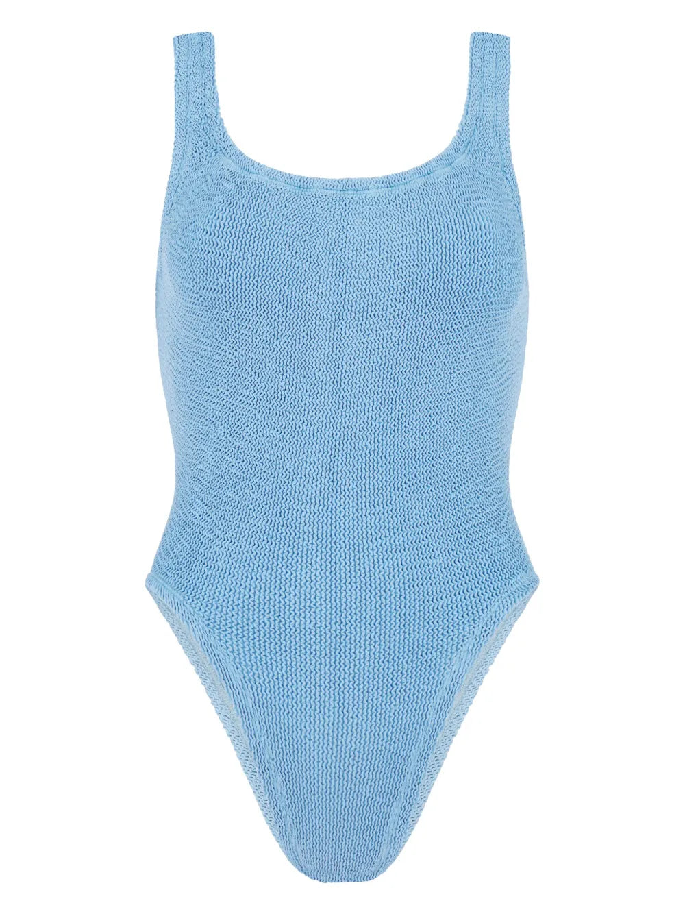 Square Neck Seersucker Swimsuit