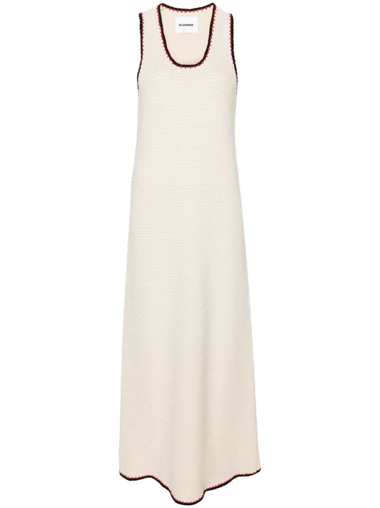 Crochet-Knit Maxi Dress