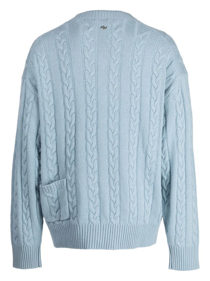 Panther Cable-Knit Jumper