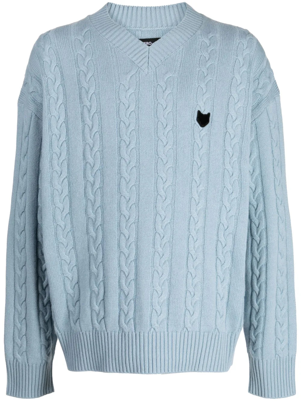 Panther Cable-Knit Jumper