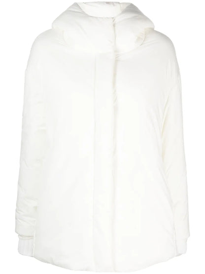 Slouch-Hood Puffer Jacket