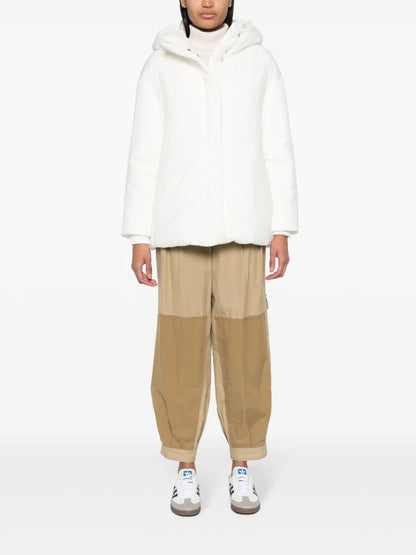 Slouch-Hood Puffer Jacket