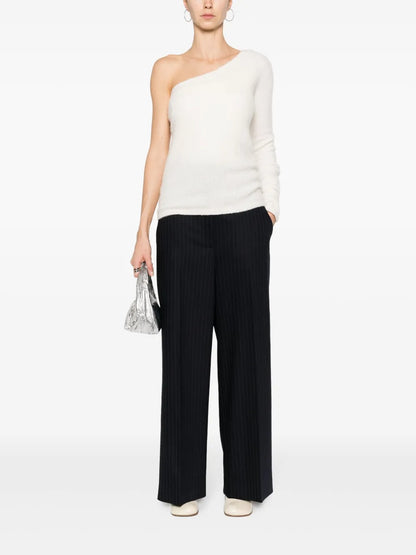 High-Waisted Wide-Leg Trousers