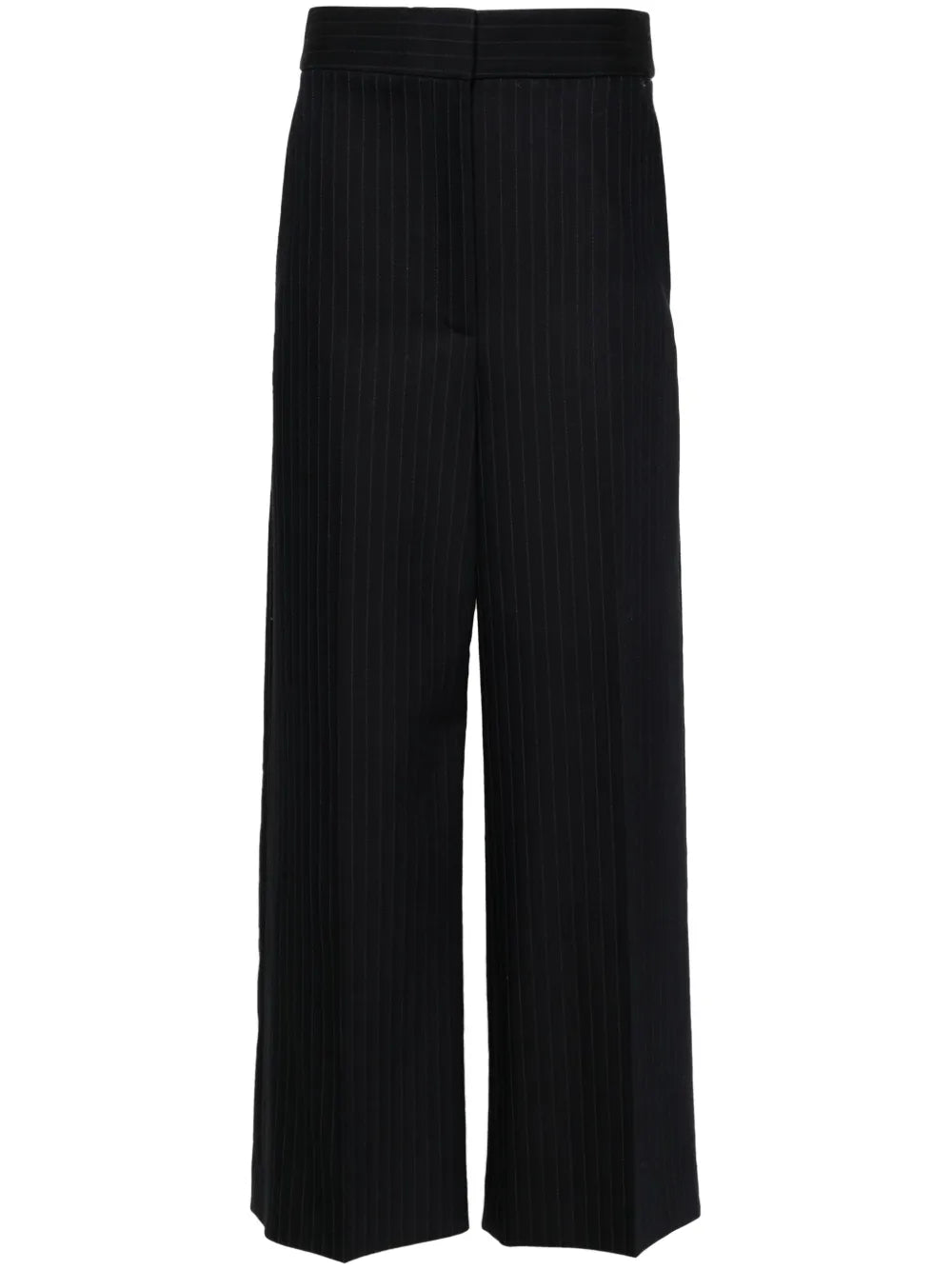 High-Waisted Wide-Leg Trousers
