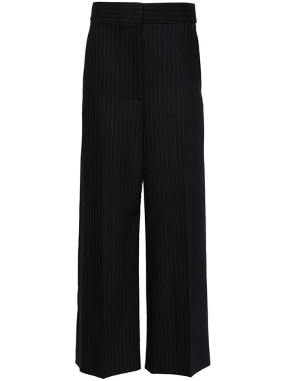 High-Waisted Wide-Leg Trousers