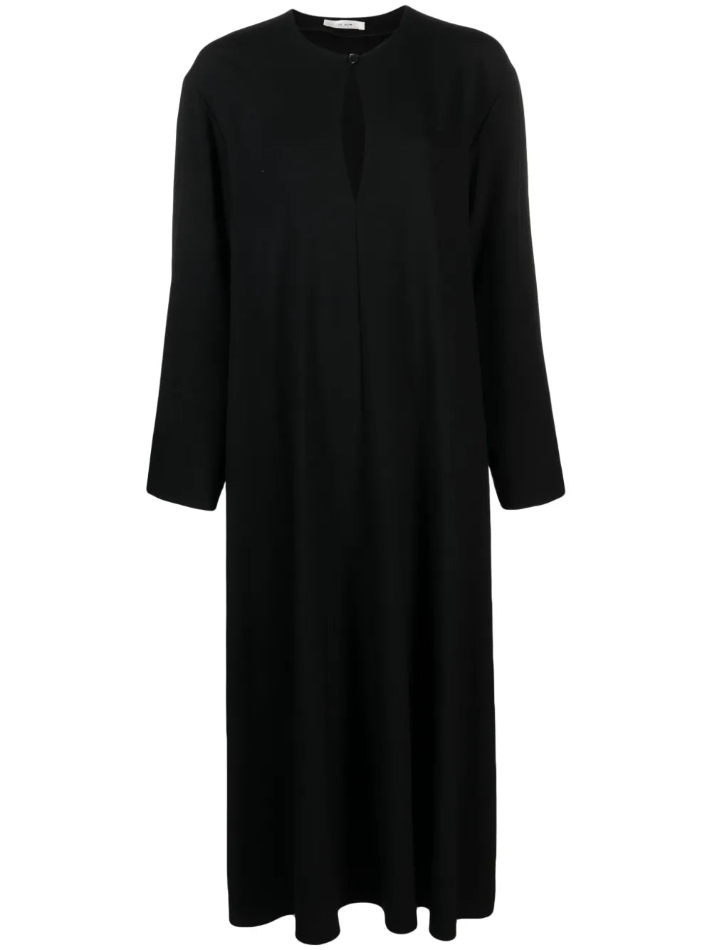 Round-Neck Wool Dress