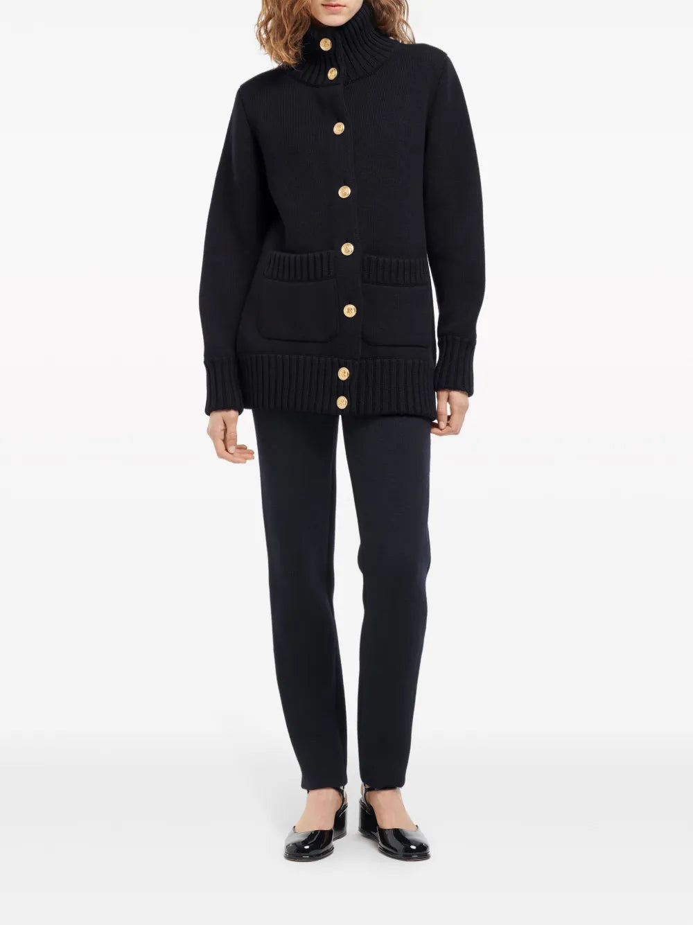 Buttoned Cashmere-Blend Cardigan