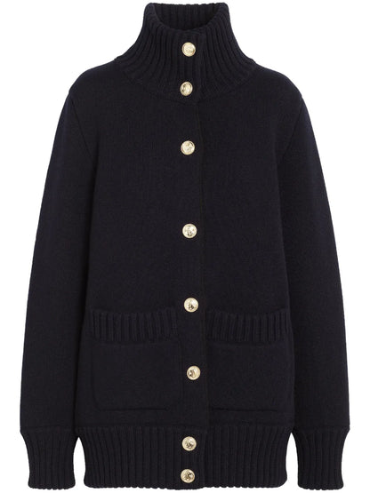 Buttoned Cashmere-Blend Cardigan