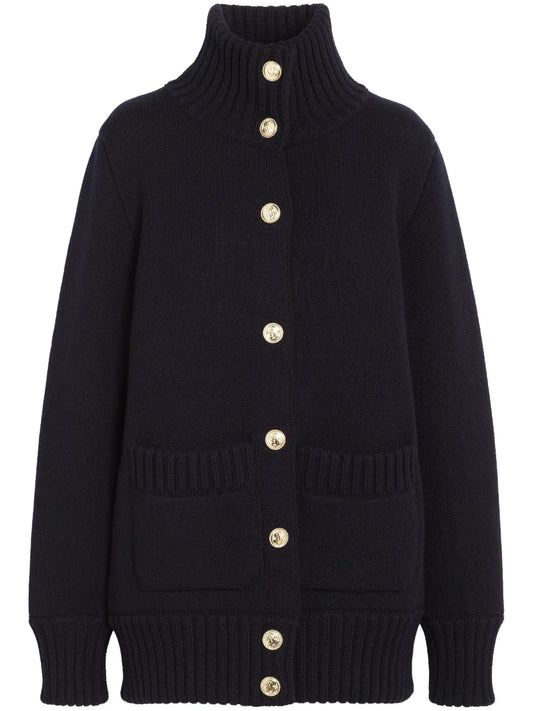 Buttoned Cashmere-Blend Cardigan