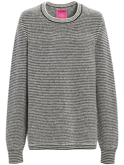 Striped Intarsia-Knit Jumper
