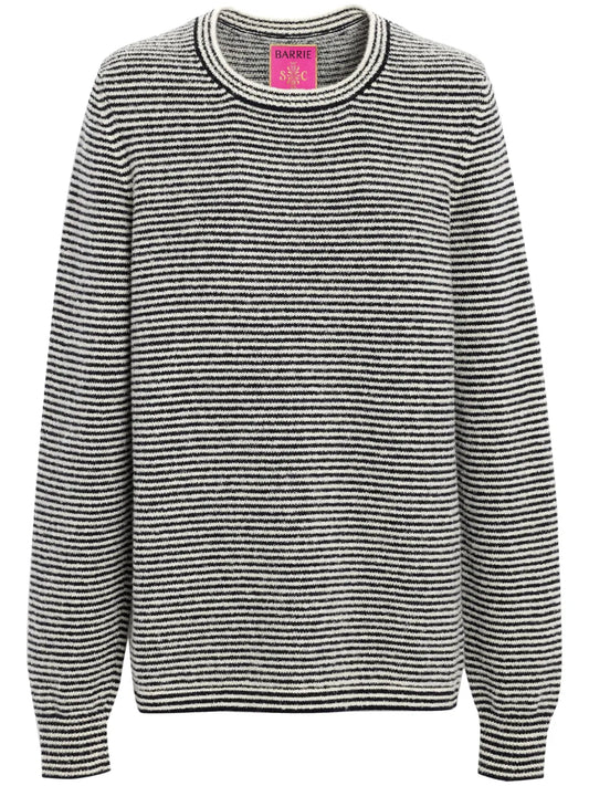 Striped Intarsia-Knit Jumper