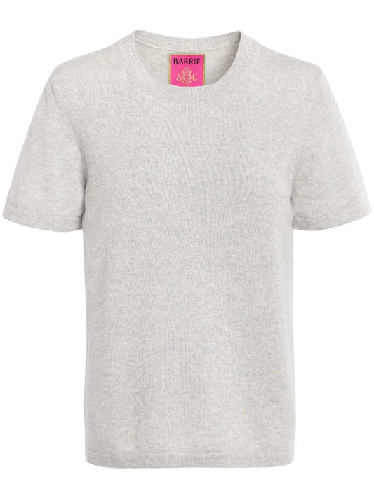 Fine-Knit Crew-Neck T-Shirt