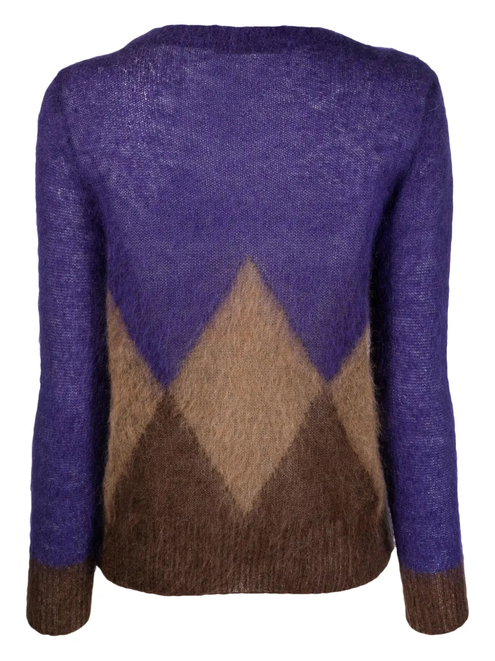 Brushed-Effect Crew-Neck Jumper