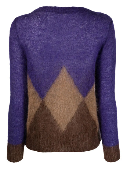 Brushed-Effect Crew-Neck Jumper