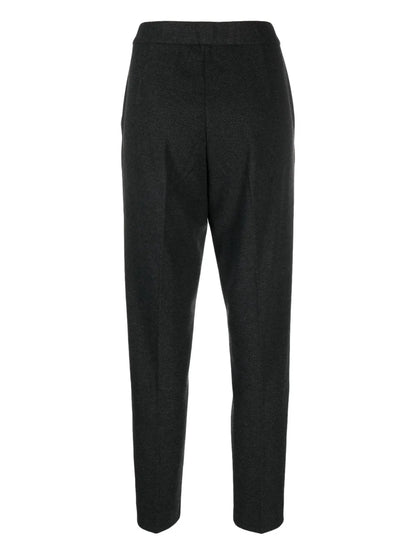Herringbone Tapered-Leg Trousers