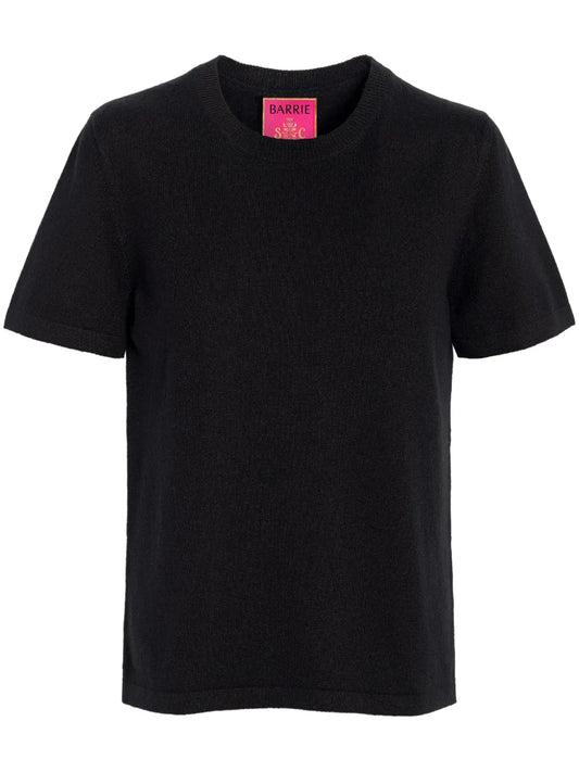 Fine-Knit Crew-Neck T-Shirt
