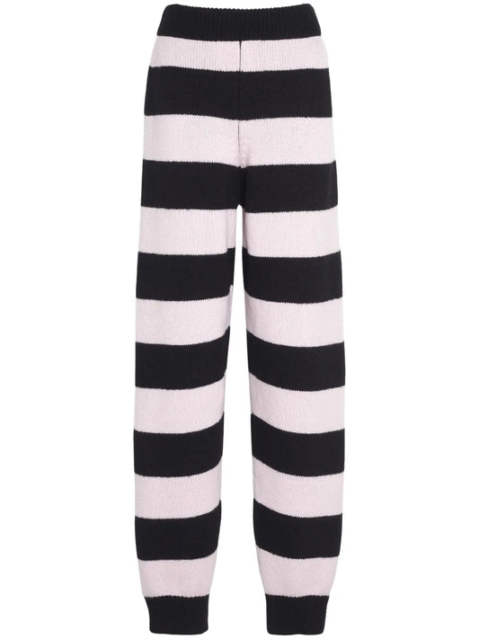 Striped Bouclé Track Pants