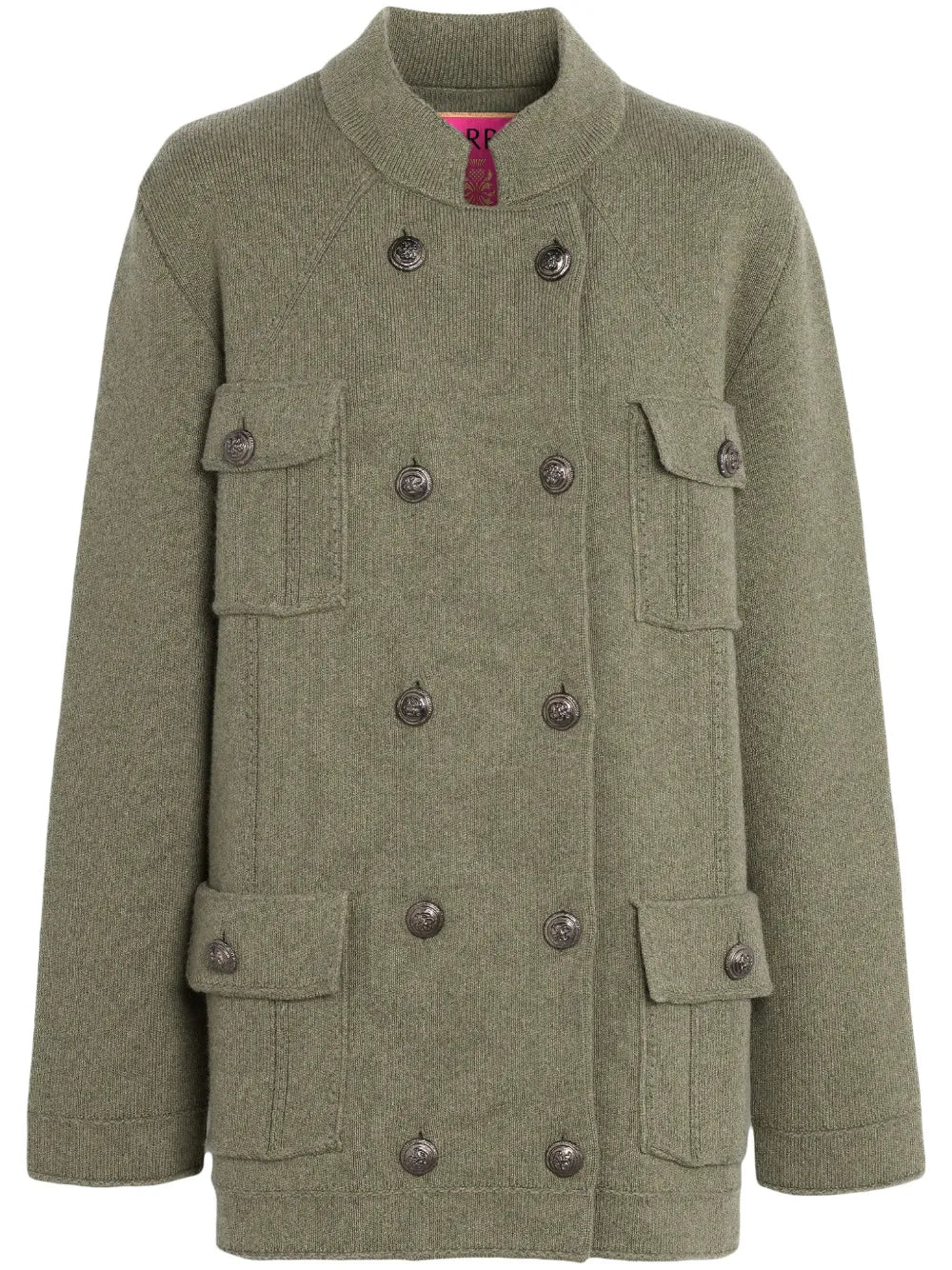 Double-Breasted Military Coat