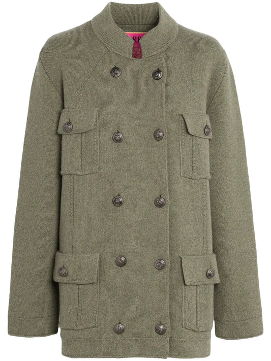 Double-Breasted Military Coat
