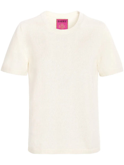 Fine-Knit Crew-Neck T-Shirt
