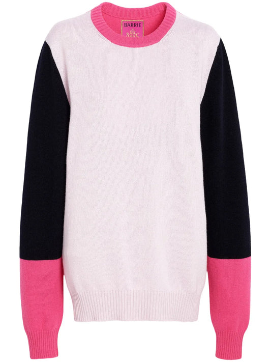 Colour-Block Cashmere Jumper