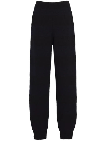 Striped Bouclé Track Pants