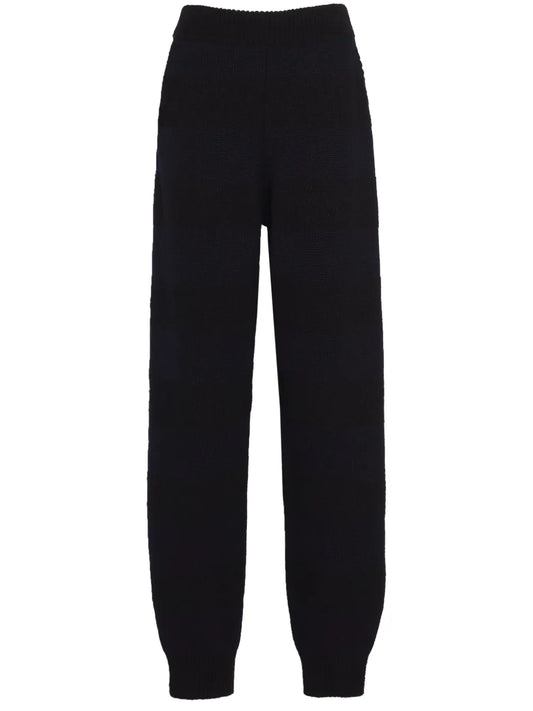 Striped Bouclé Track Pants
