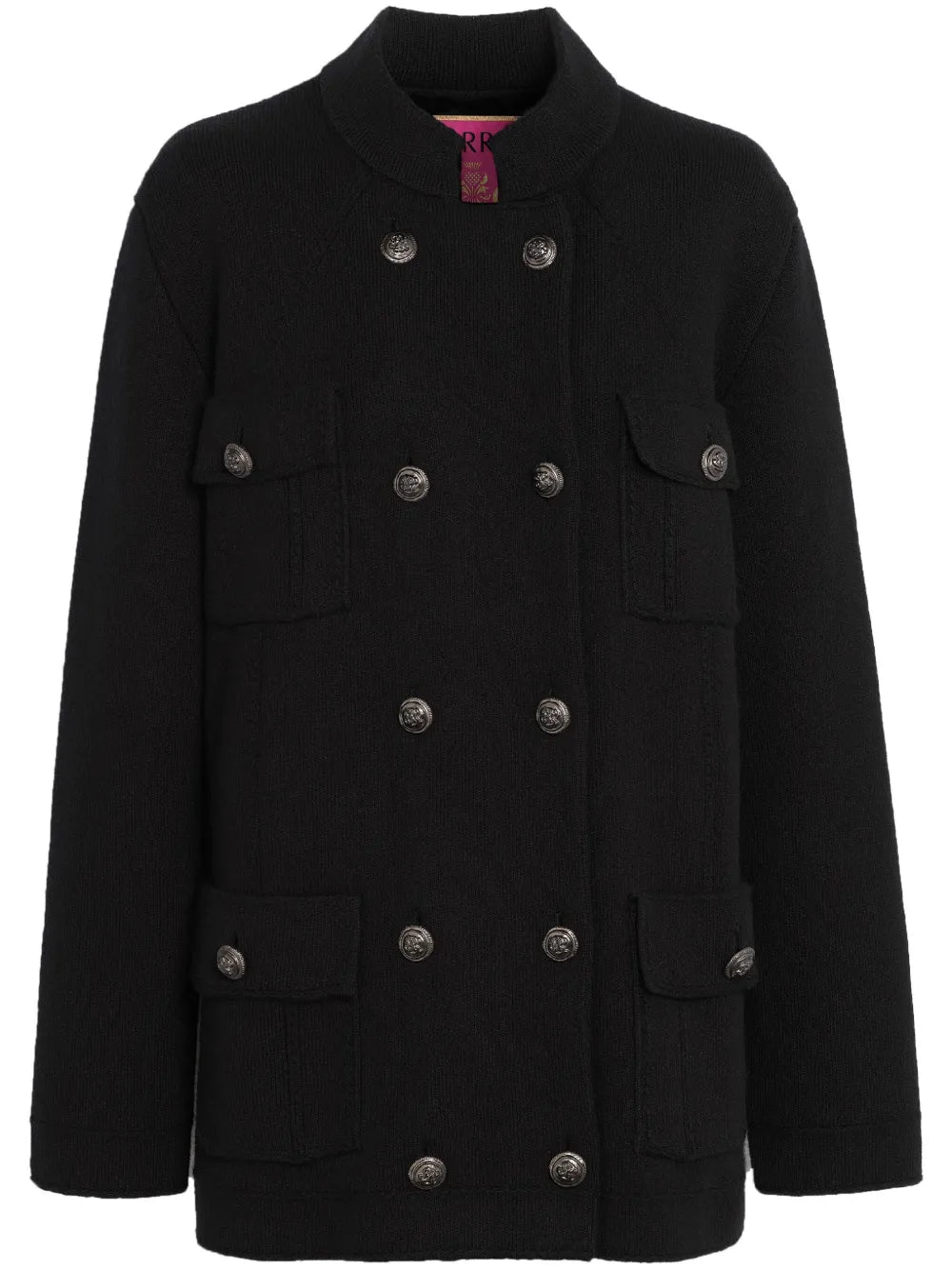 Double-Breasted Military Coat