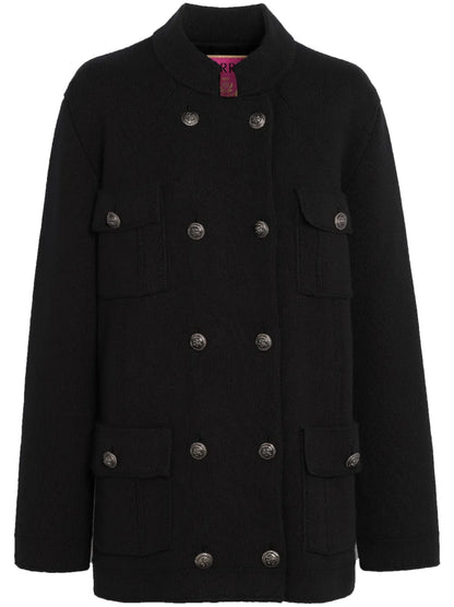 Double-Breasted Military Coat