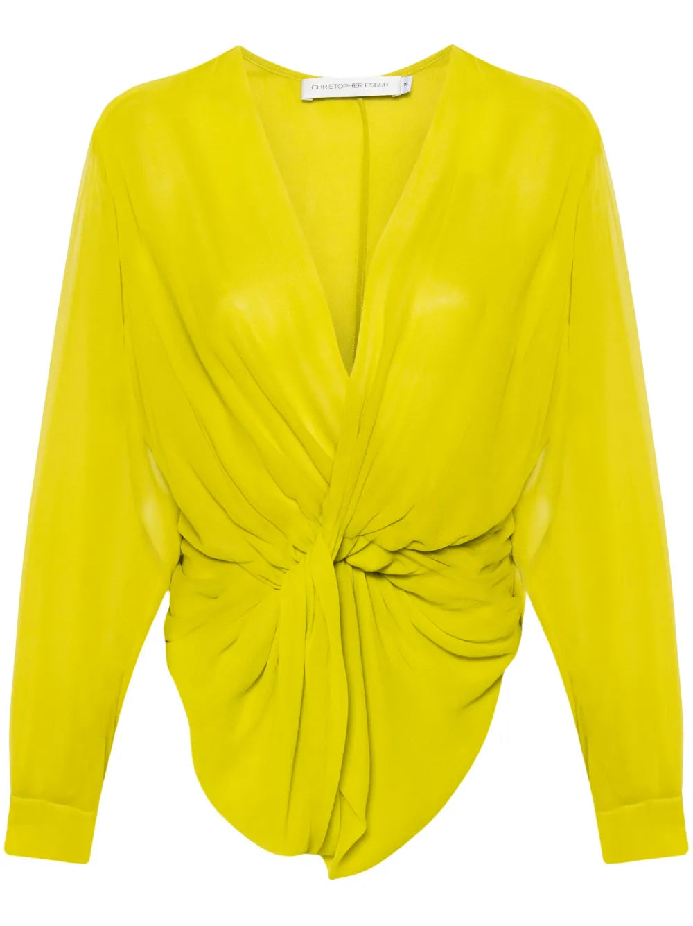 Springs Silk Twist-Front Blouse