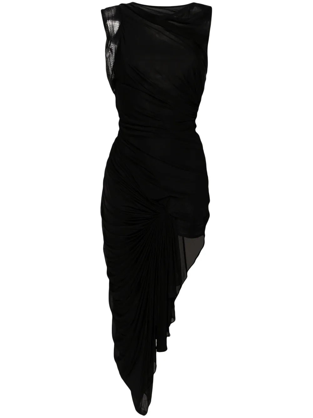 Galathea Asymmetric Midi Dress