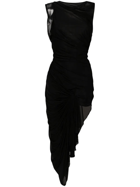 Galathea Asymmetric Midi Dress