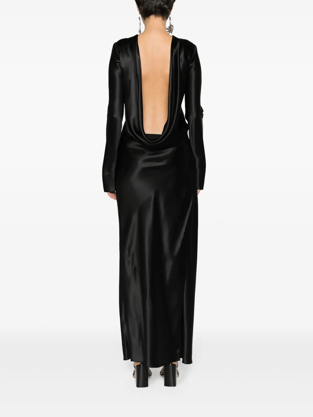 Palladium Satin Maxi Dress
