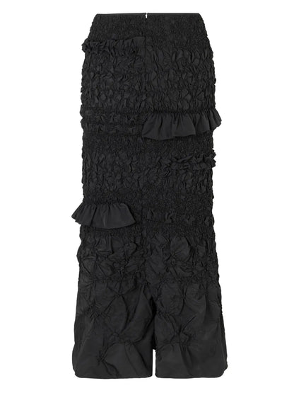 Venus Ruffled Mermaid Midi Skirt