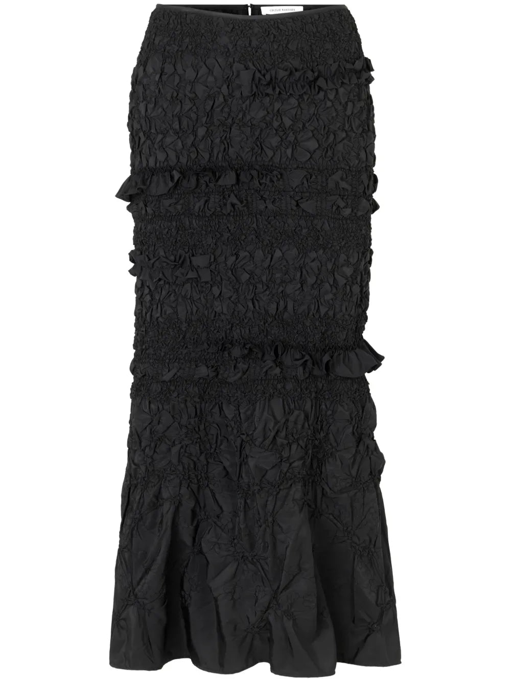 Venus Ruffled Mermaid Midi Skirt
