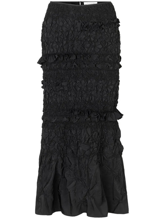 Venus Ruffled Mermaid Midi Skirt