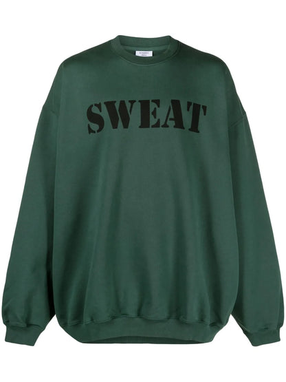 Sweat Cotton-Blend Sweatshirt