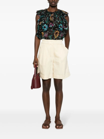 Dominique Floral-Print Top