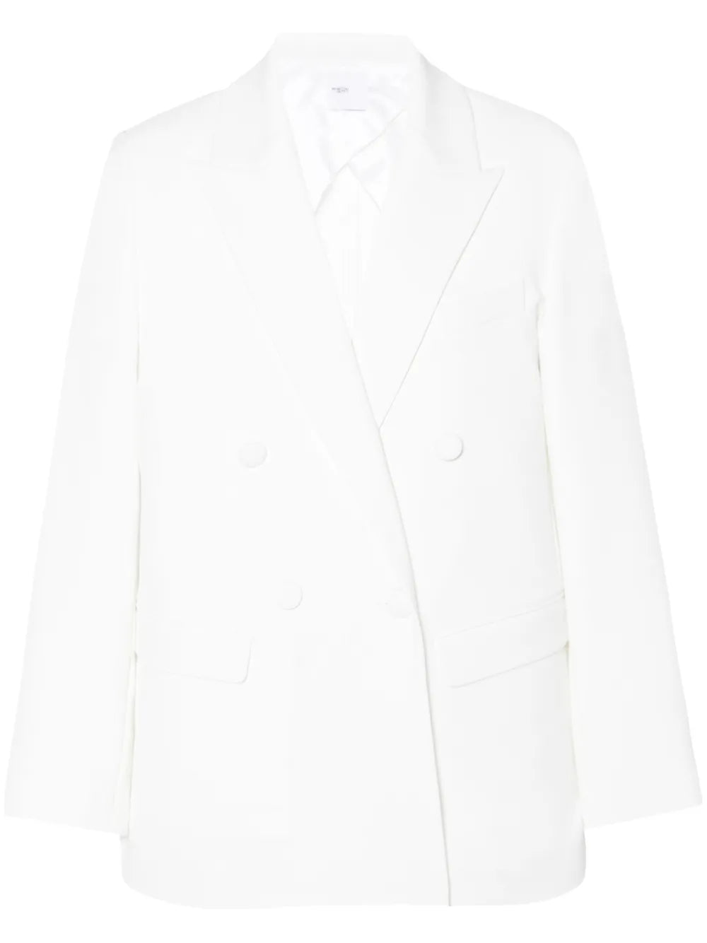 Peak-Lapel Double-Breasted Blazer
