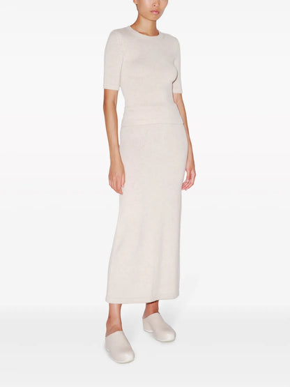 Crew-Neck Ribbed-Knit Top