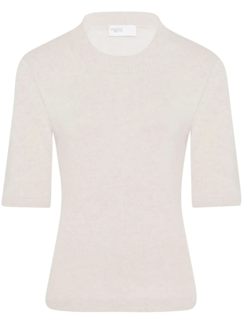 Crew-Neck Ribbed-Knit Top