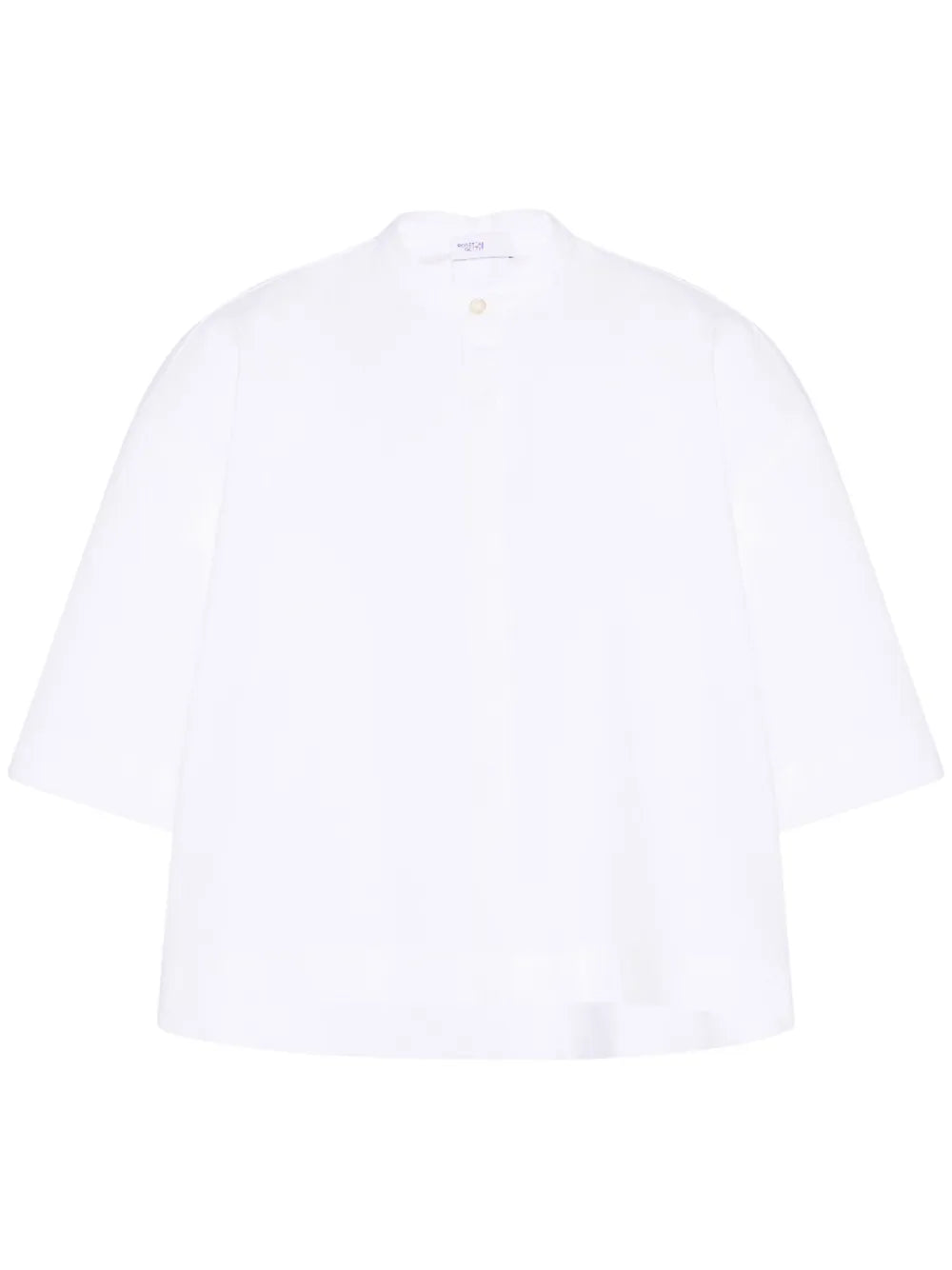 Cropped Poplin Shirt