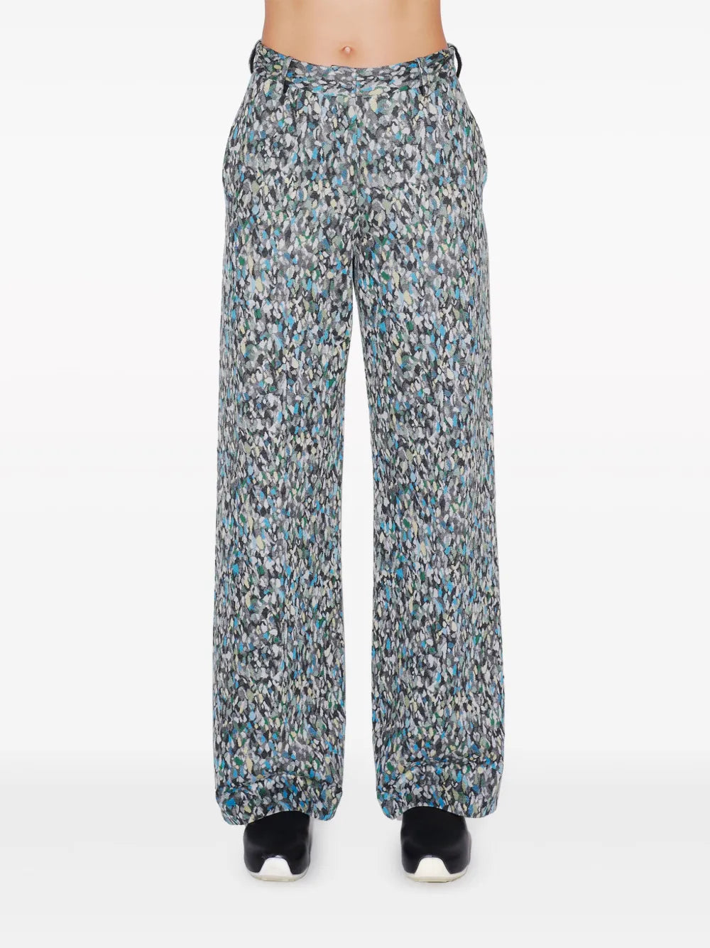 Foam Straight-Leg Trousers